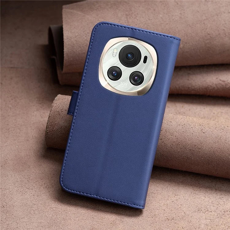 BINFEN COLOR BF17 For Honor Magic6 5G Magnetic Case Drop-proof Leather Card Holder Phone Cover