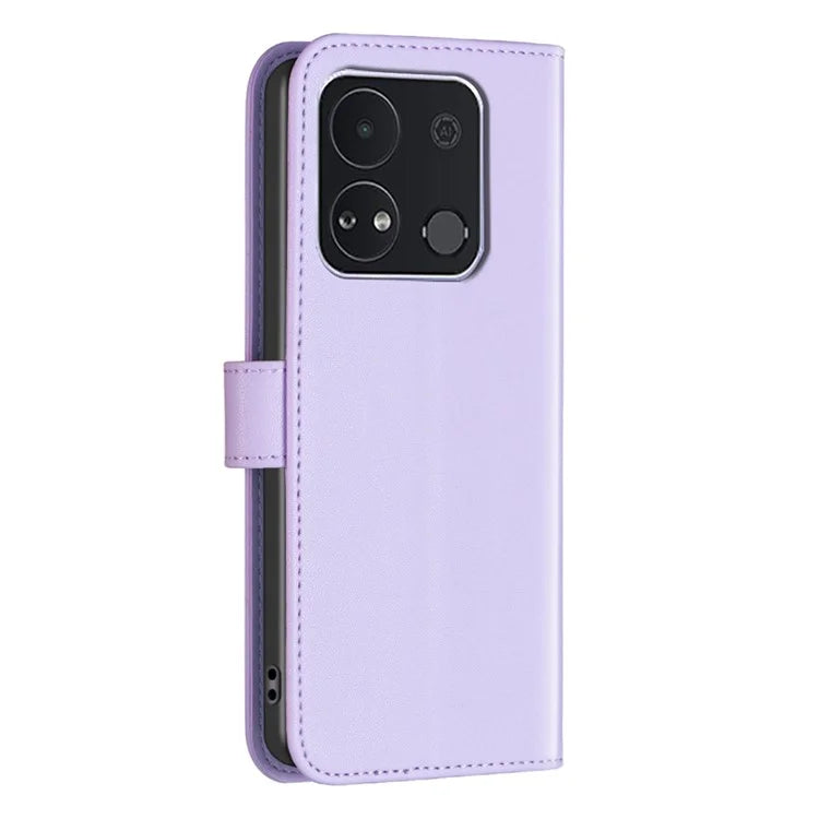 BINFEN COLOR BF17 For Transsion itel A04 Leather Case Stand Magnetic Closure Folio Flip Phone Cover