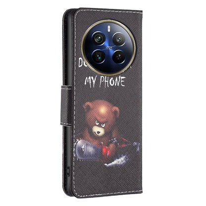 For Realme 12 Pro 5G / 12 Pro+ 5G Wallet Case Pattern Printing PU Leather Phone Cover