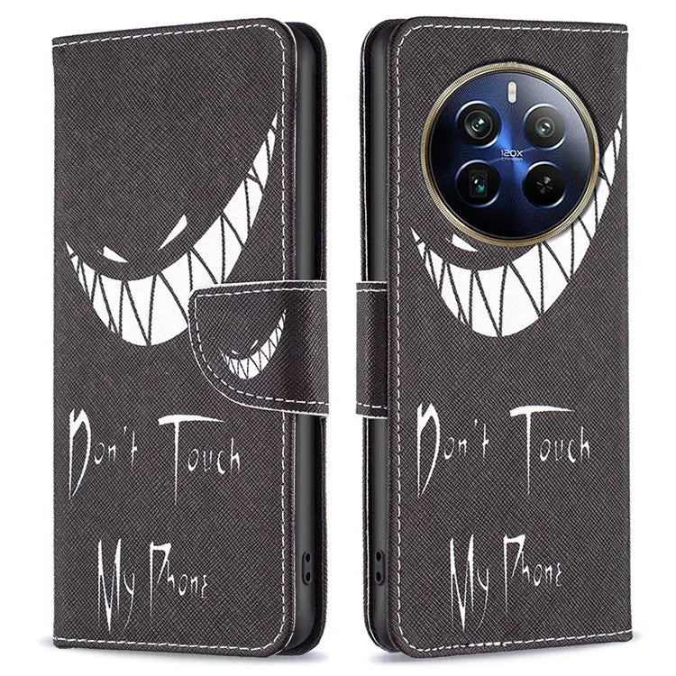For Realme 12 Pro 5G / 12 Pro+ 5G Wallet Case Pattern Printing PU Leather Phone Cover