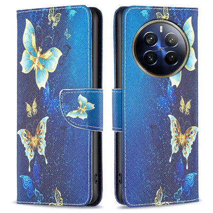 For Realme 12 Pro 5G / 12 Pro+ 5G Wallet Case Pattern Printing PU Leather Phone Cover