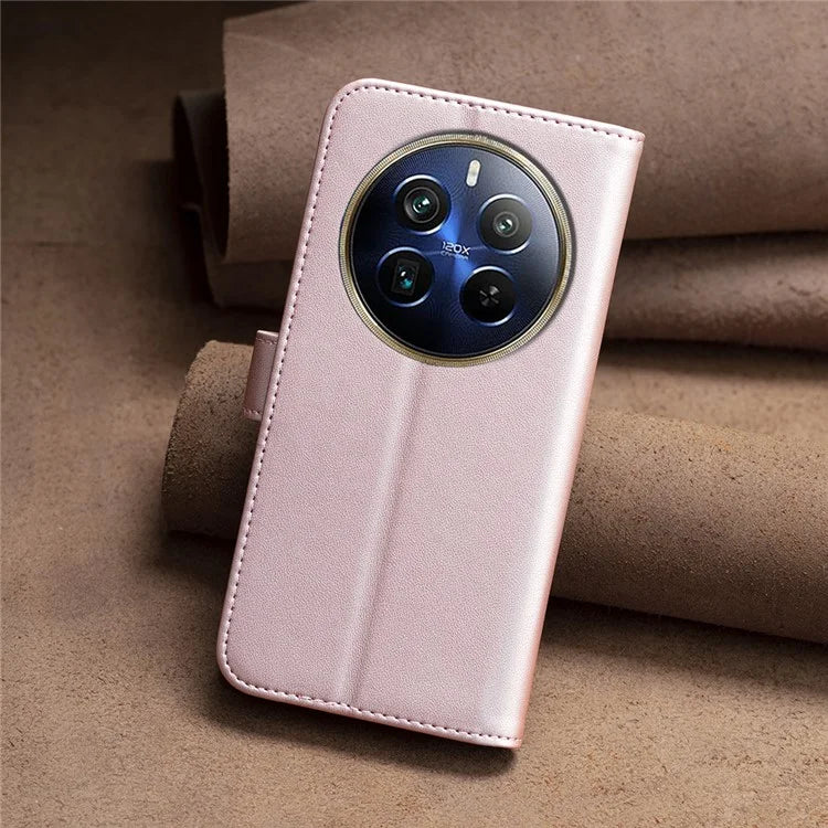 BINFEN COLOR BF17 For Realme 12 Pro 5G / 12 Pro+ 5G Phone Case Stand Magnetic Closure Leather Flip Cover