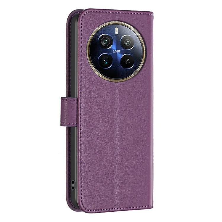 BINFEN COLOR BF17 For Realme 12 Pro 5G / 12 Pro+ 5G Phone Case Stand Magnetic Closure Leather Flip Cover