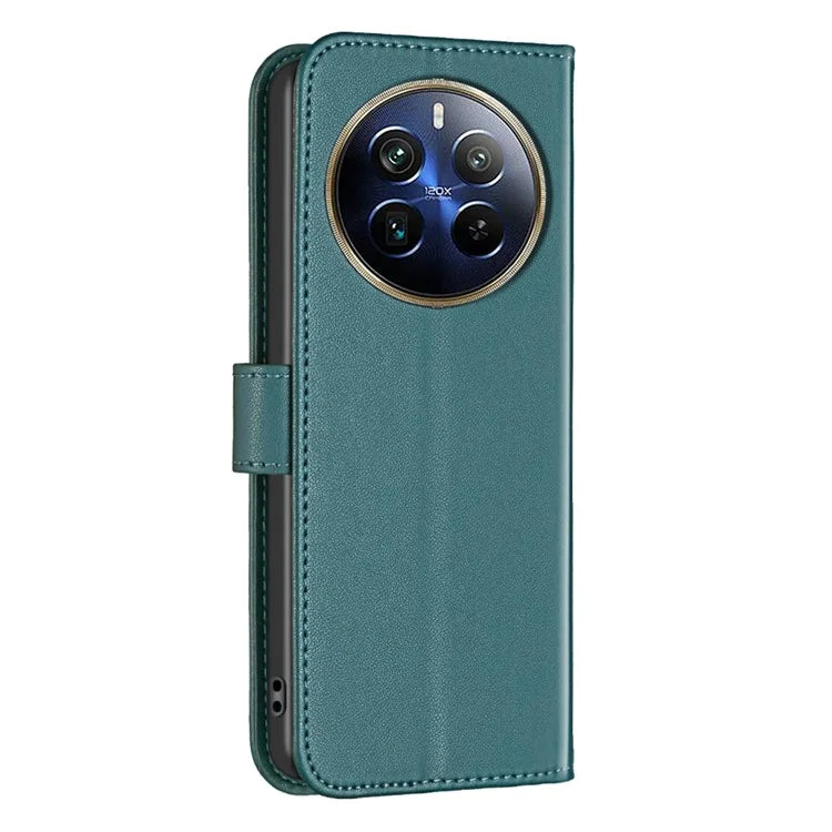 BINFEN COLOR BF17 For Realme 12 Pro 5G / 12 Pro+ 5G Phone Case Stand Magnetic Closure Leather Flip Cover