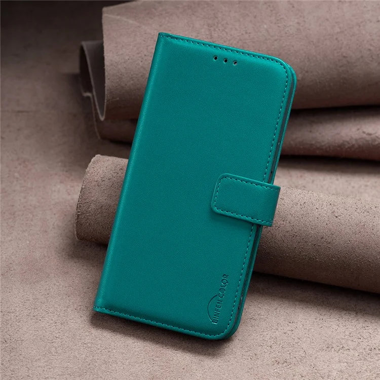 BINFEN COLOR BF17 For Realme 12 Pro 5G / 12 Pro+ 5G Phone Case Stand Magnetic Closure Leather Flip Cover