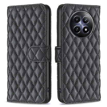 BINFEN COLOR BF Style-14 For Realme 12 Case Anti-Drop PU Leather Flip Phone Cover