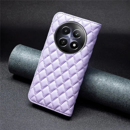 BINFEN COLOR BF Style-14 For Realme 12 Case Anti-Drop PU Leather Flip Phone Cover