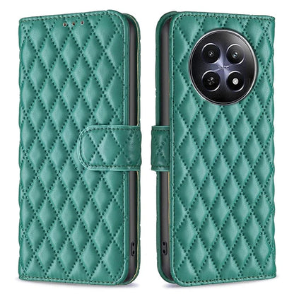 BINFEN COLOR BF Style-14 For Realme 12 Case Anti-Drop PU Leather Flip Phone Cover