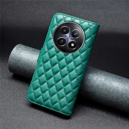 BINFEN COLOR BF Style-14 For Realme 12 Case Anti-Drop PU Leather Flip Phone Cover