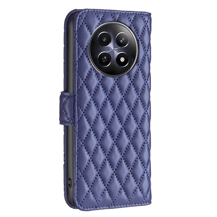 BINFEN COLOR BF Style-14 For Realme 12 Case Anti-Drop PU Leather Flip Phone Cover
