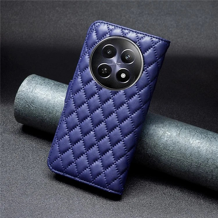 BINFEN COLOR BF Style-14 For Realme 12 Case Anti-Drop PU Leather Flip Phone Cover