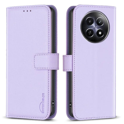 BINFEN COLOR BF17 For Realme 12 Case Stand Magnetic Closure Leather Phone Cover
