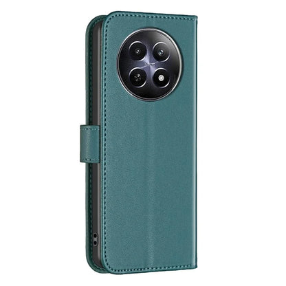 BINFEN COLOR BF17 For Realme 12 Case Stand Magnetic Closure Leather Phone Cover