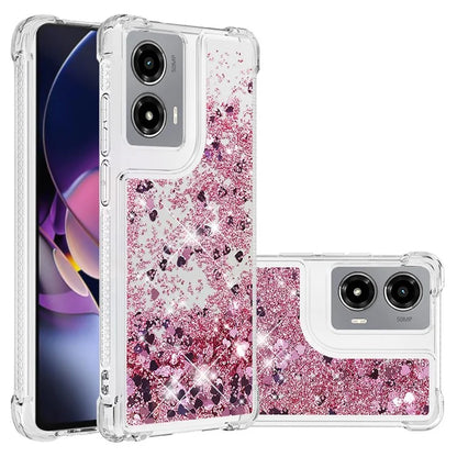 YB Quicksand Series-1 For Motorola Moto G Stylus 5G (2024) Case Glitter Liquid Anti-Drop TPU Phone Cover