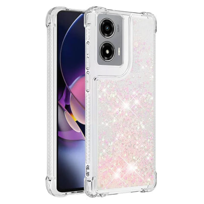 YB Quicksand Series-1 For Motorola Moto G Stylus 5G (2024) Case Glitter Liquid Anti-Drop TPU Phone Cover