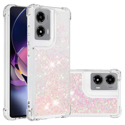 YB Quicksand Series-1 For Motorola Moto G Stylus 5G (2024) Case Glitter Liquid Anti-Drop TPU Phone Cover