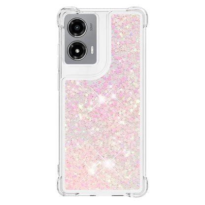 YB Quicksand Series-1 For Motorola Moto G Stylus 5G (2024) Case Glitter Liquid Anti-Drop TPU Phone Cover