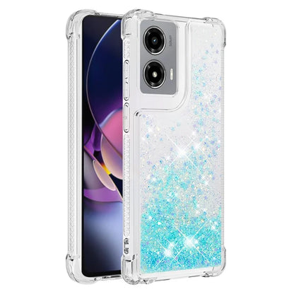 YB Quicksand Series-1 For Motorola Moto G Stylus 5G (2024) Case Glitter Liquid Anti-Drop TPU Phone Cover