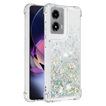 YB Quicksand Series-1 For Motorola Moto G Stylus 5G (2024) Case Glitter Liquid Anti-Drop TPU Phone Cover
