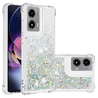 YB Quicksand Series-1 For Motorola Moto G Stylus 5G (2024) Case Glitter Liquid Anti-Drop TPU Phone Cover
