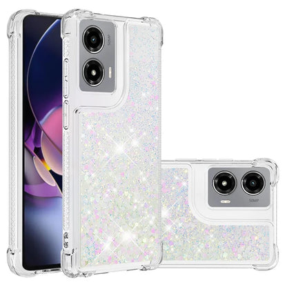 YB Quicksand Series-1 For Motorola Moto G Stylus 5G (2024) Case Glitter Liquid Anti-Drop TPU Phone Cover