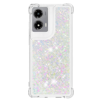 YB Quicksand Series-1 For Motorola Moto G Stylus 5G (2024) Case Glitter Liquid Anti-Drop TPU Phone Cover