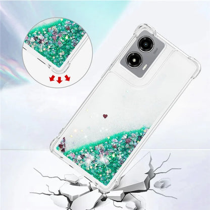 YB Quicksand Series-1 For Motorola Moto G Stylus 5G (2024) Case Glitter Liquid Anti-Drop TPU Phone Cover