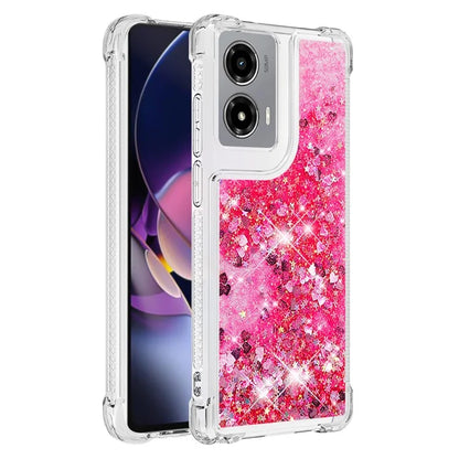 YB Quicksand Series-1 For Motorola Moto G Stylus 5G (2024) Case Glitter Liquid Anti-Drop TPU Phone Cover