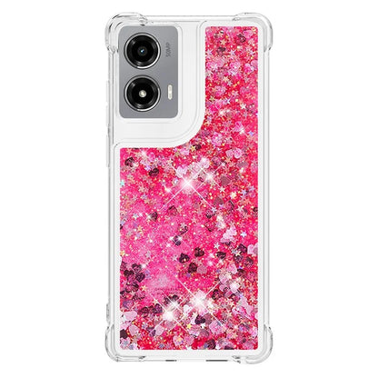 YB Quicksand Series-1 For Motorola Moto G Stylus 5G (2024) Case Glitter Liquid Anti-Drop TPU Phone Cover