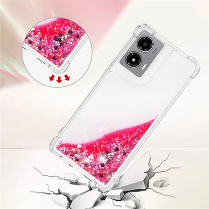 YB Quicksand Series-1 For Motorola Moto G Stylus 5G (2024) Case Glitter Liquid Anti-Drop TPU Phone Cover