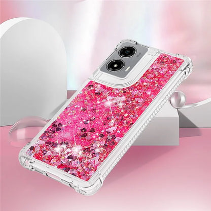 YB Quicksand Series-1 For Motorola Moto G Stylus 5G (2024) Case Glitter Liquid Anti-Drop TPU Phone Cover