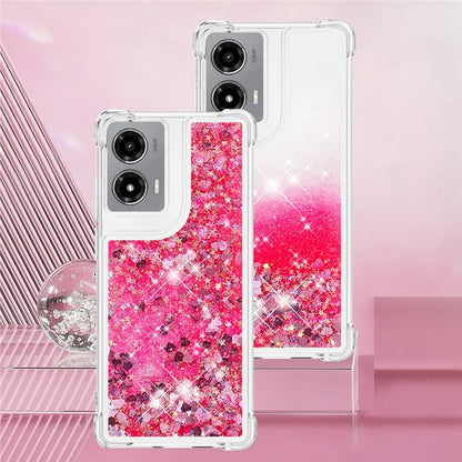 YB Quicksand Series-1 For Motorola Moto G Stylus 5G (2024) Case Glitter Liquid Anti-Drop TPU Phone Cover