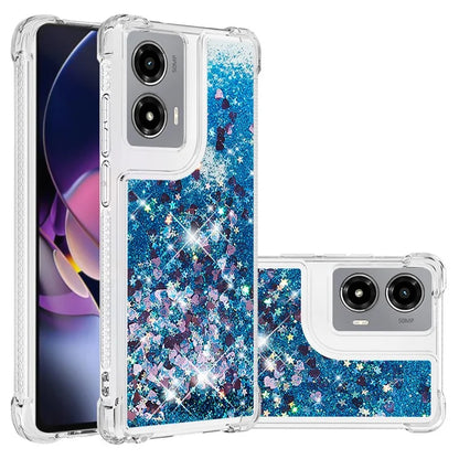 YB Quicksand Series-1 For Motorola Moto G Stylus 5G (2024) Case Glitter Liquid Anti-Drop TPU Phone Cover