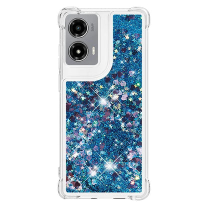YB Quicksand Series-1 For Motorola Moto G Stylus 5G (2024) Case Glitter Liquid Anti-Drop TPU Phone Cover