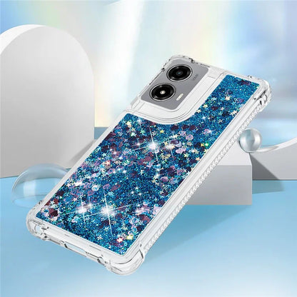 YB Quicksand Series-1 For Motorola Moto G Stylus 5G (2024) Case Glitter Liquid Anti-Drop TPU Phone Cover