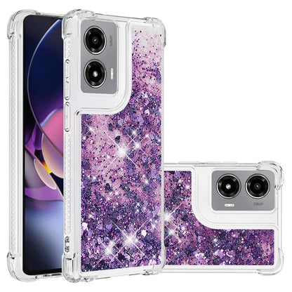YB Quicksand Series-1 For Motorola Moto G Stylus 5G (2024) Case Glitter Liquid Anti-Drop TPU Phone Cover