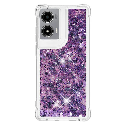 YB Quicksand Series-1 For Motorola Moto G Stylus 5G (2024) Case Glitter Liquid Anti-Drop TPU Phone Cover