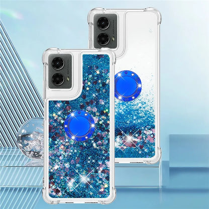 YB Quicksand Series-7 For Motorola Moto G Play 5G (2024) / Moto G 5G (2024) Kickstand Case Shiny Sequins TPU Cover
