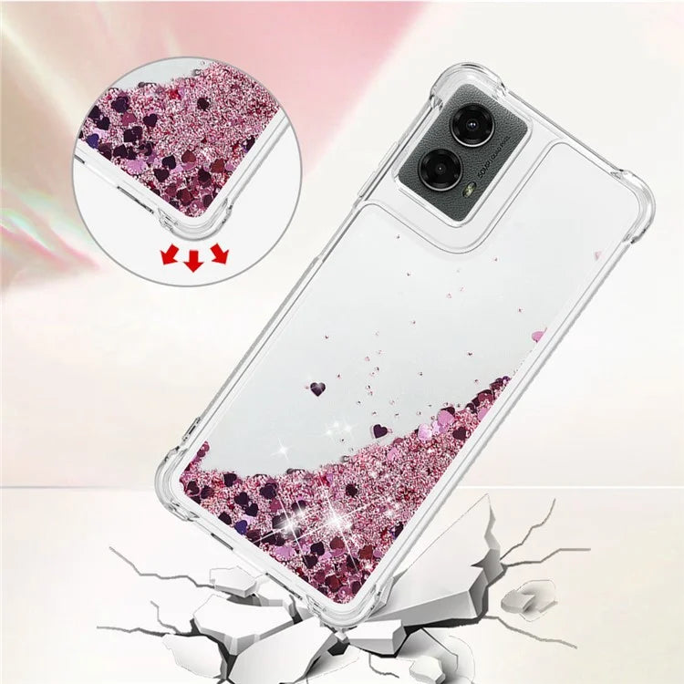 YB Quicksand Series-1 For Motorola Moto G Play 5G (2024) / Moto G 5G (2024) Case Quicksand TPU Phone Cover