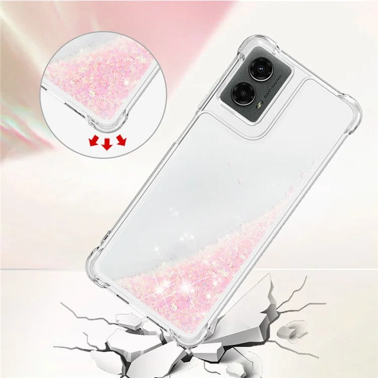 YB Quicksand Series-1 For Motorola Moto G Play 5G (2024) / Moto G 5G (2024) Case Quicksand TPU Phone Cover