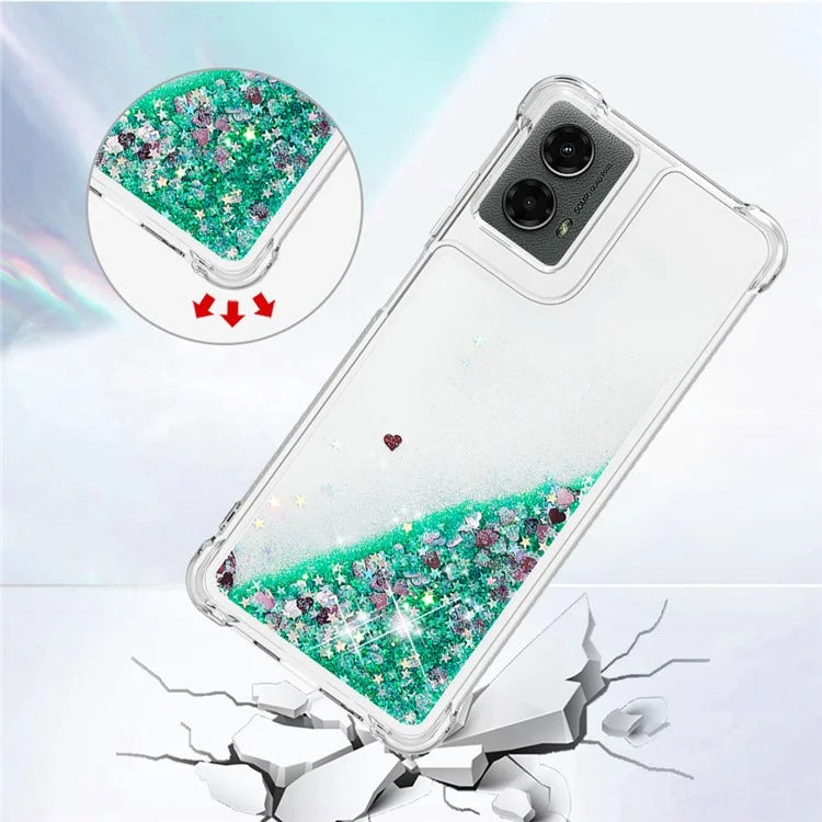 YB Quicksand Series-1 For Motorola Moto G Play 5G (2024) / Moto G 5G (2024) Case Quicksand TPU Phone Cover