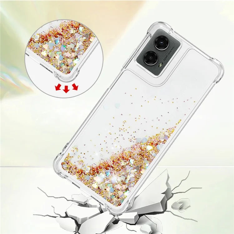 YB Quicksand Series-1 For Motorola Moto G Play 5G (2024) / Moto G 5G (2024) Case Quicksand TPU Phone Cover