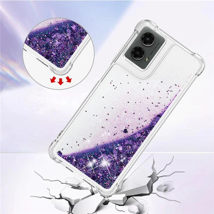 YB Quicksand Series-1 For Motorola Moto G Play 5G (2024) / Moto G 5G (2024) Case Quicksand TPU Phone Cover