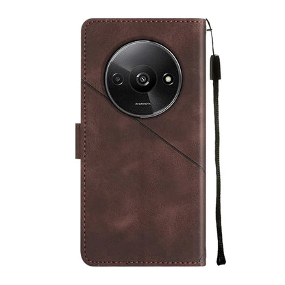 PT005 YB Imprinting Series-6 For Xiaomi Redmi A3 Case Skin-touch Wallet Stand Leather Cover