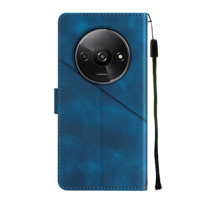 PT005 YB Imprinting Series-6 For Xiaomi Redmi A3 Case Skin-touch Wallet Stand Leather Cover