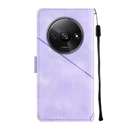 PT005 YB Imprinting Series-6 For Xiaomi Redmi A3 Case Skin-touch Wallet Stand Leather Cover