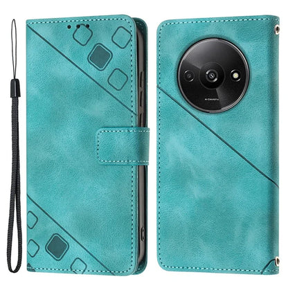 PT005 YB Imprinting Series-6 For Xiaomi Redmi A3 Case Skin-touch Wallet Stand Leather Cover