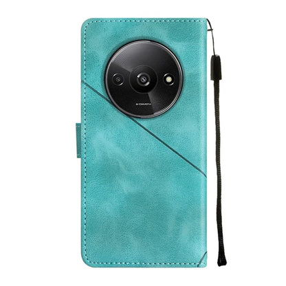 PT005 YB Imprinting Series-6 For Xiaomi Redmi A3 Case Skin-touch Wallet Stand Leather Cover