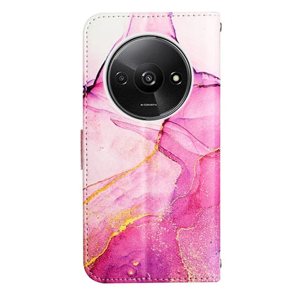 YB Pattern Printing Leather Series-5 For Xiaomi Redmi A3 Case Marble Pattern Wallet Leather Flip Cover