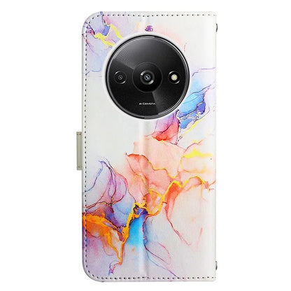 YB Pattern Printing Leather Series-5 For Xiaomi Redmi A3 Case Marble Pattern Wallet Leather Flip Cover